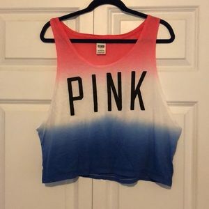 PINK patriotic tank top!